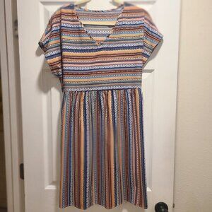 Beautiful Colorful Stripped Dress